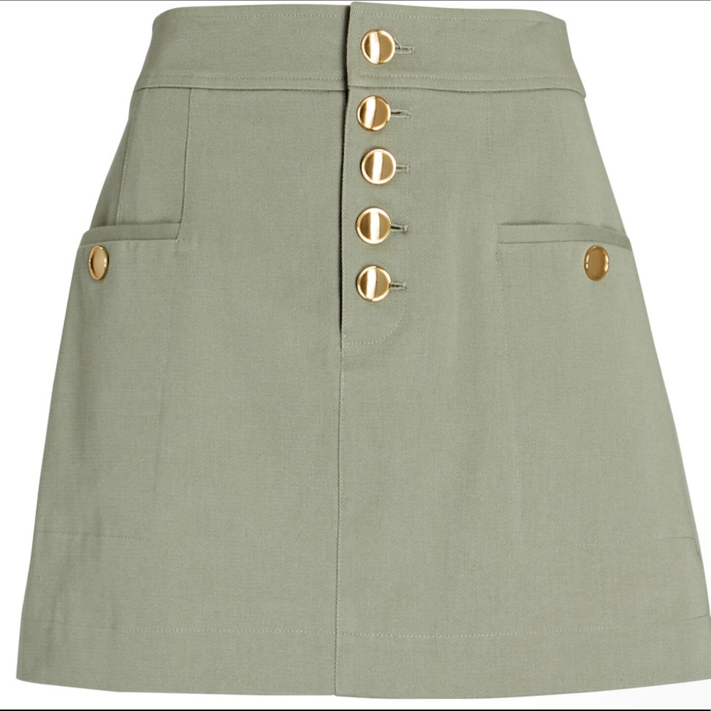 Green Mini Skirt